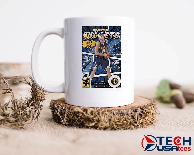 Nikola Jokić Denver Nuggets Topps comic shirt