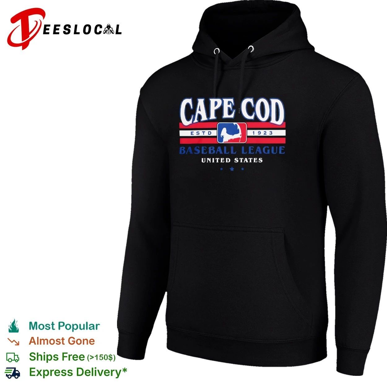 Cape Cod Baseball League Estd 1923 United States T-shirt