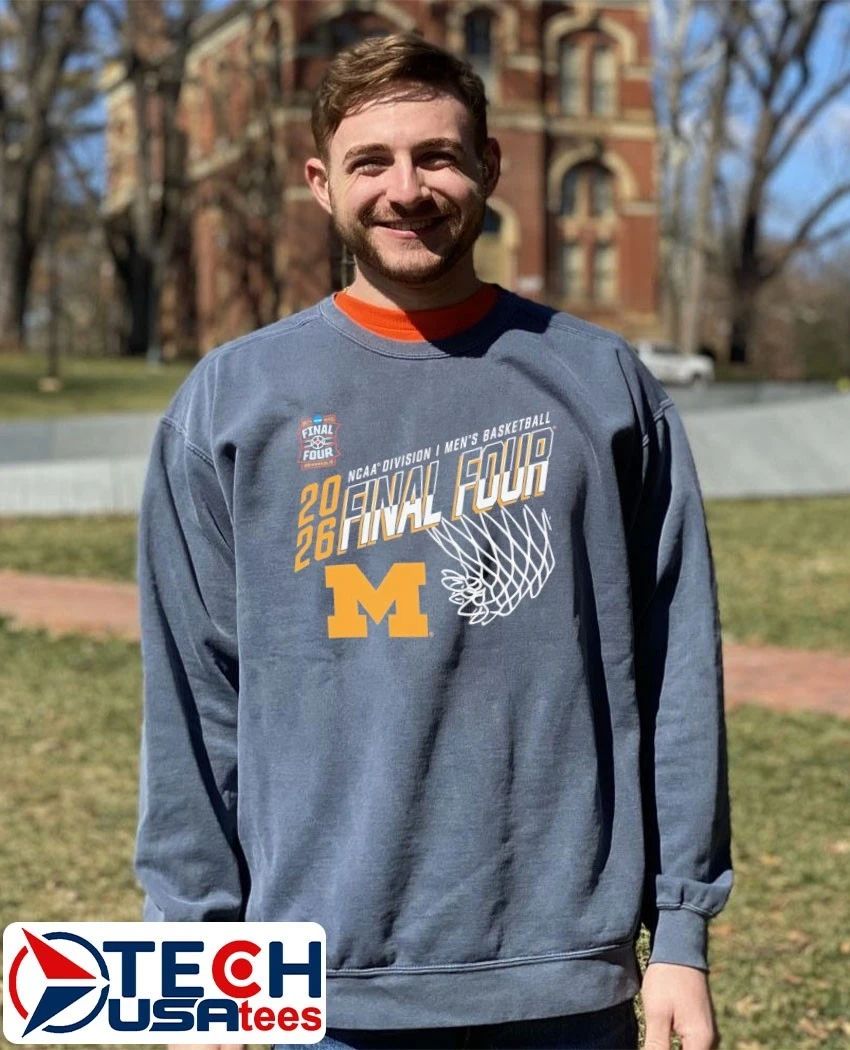 Michigan Wolverines 2026 NCAA Men’s Basketball Final Four Net shirt