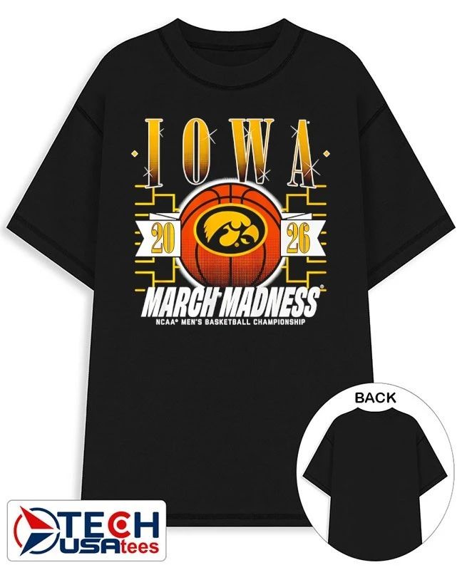 Iowa Hawkeyes March Madness 2026 NCAA Men’s Basketball Championship shirt
