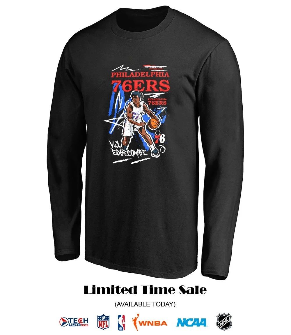 VJ Edgecombe Philadelphia 76ers Basketball graphic shirt