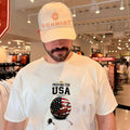 Praying for USA Psalm 86 9 American Flag Soccer Ball shirt