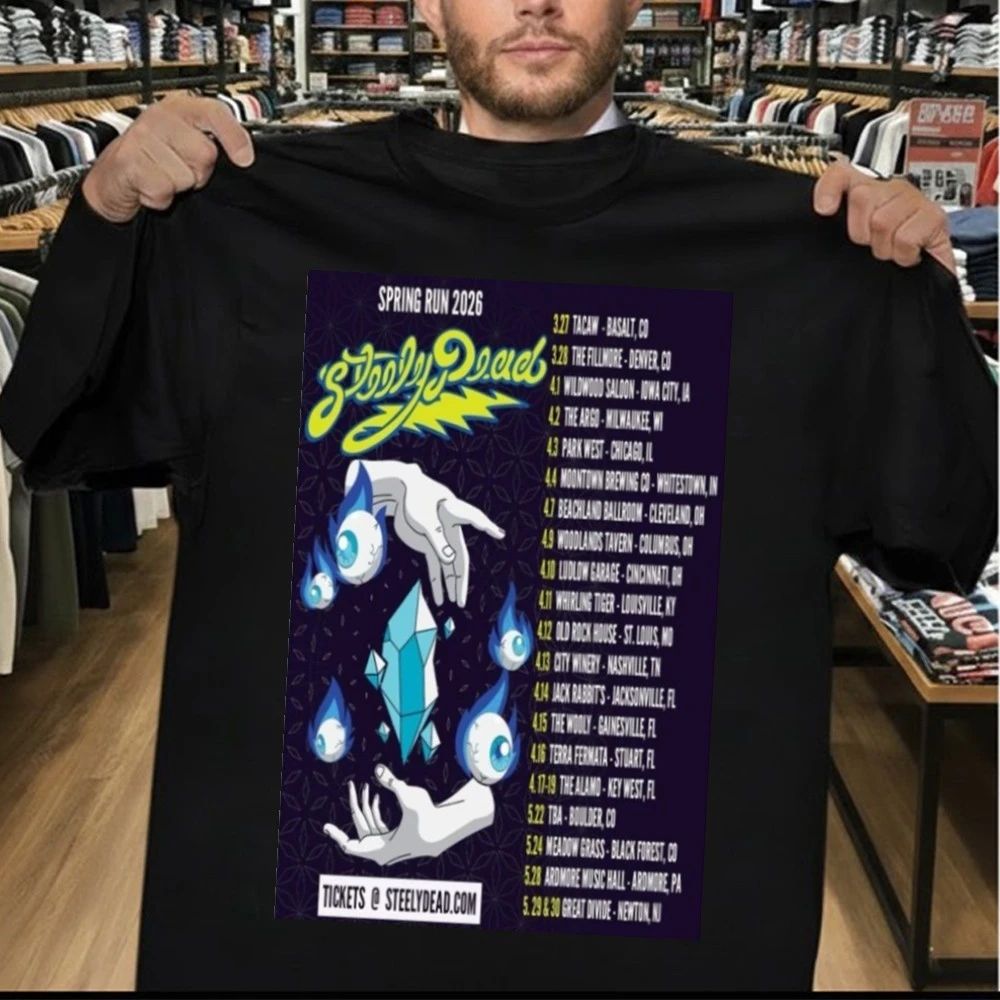 Steely Dead Spring Run 2026 Tour Poster Shirt