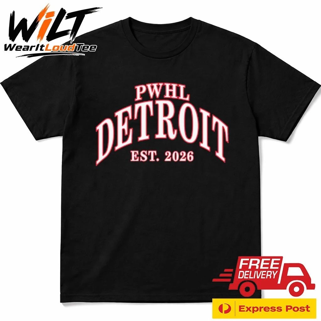 PWHL Detroit EST 2026 Shirt