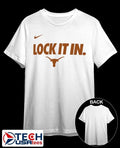 Lock it in Texas Longhorns 2026 On-Court Bench shirt