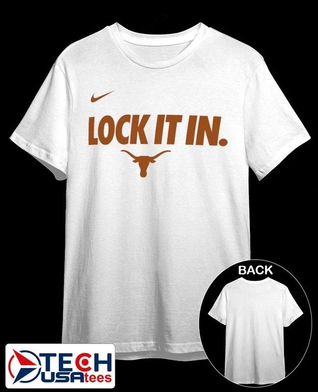 Lock it in Texas Longhorns 2026 On-Court Bench shirt