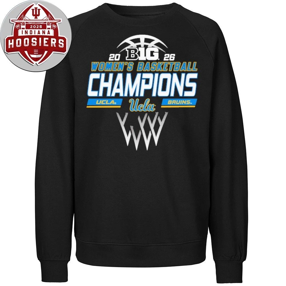 UCLA Bruins Blue 84 Unisex 2026 Big Ten Women’s Basketball Regular Season Champions Locker Room T-Shirt