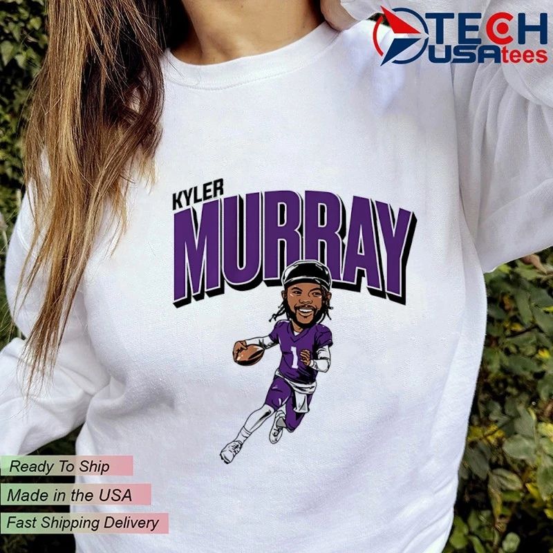 Kyler Murray #1 Minnesota Vikings Football caricature shirt