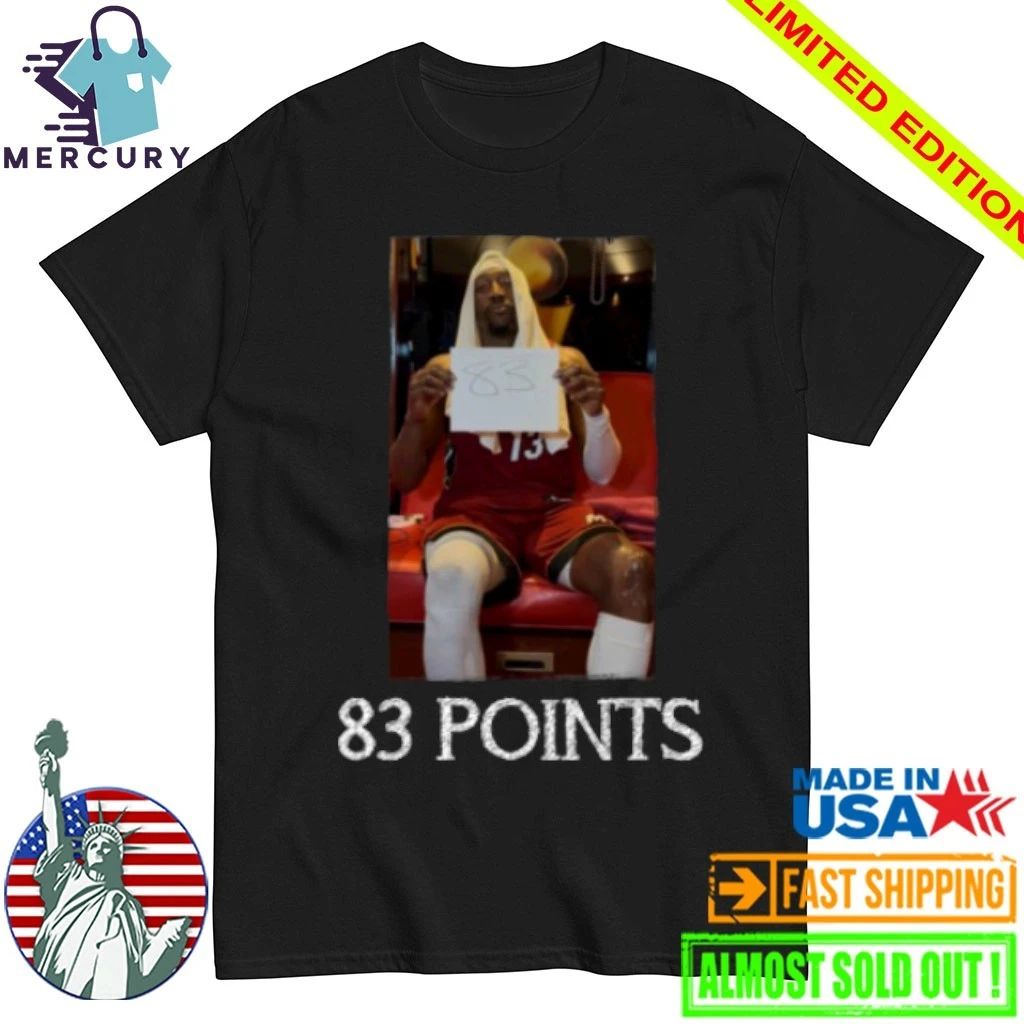 He’s On Fire Bam Adebayo 83 Points Game Shirt