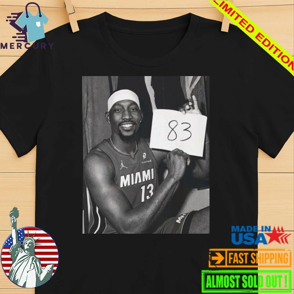 Bam Adebayo 83 Sign Shirt