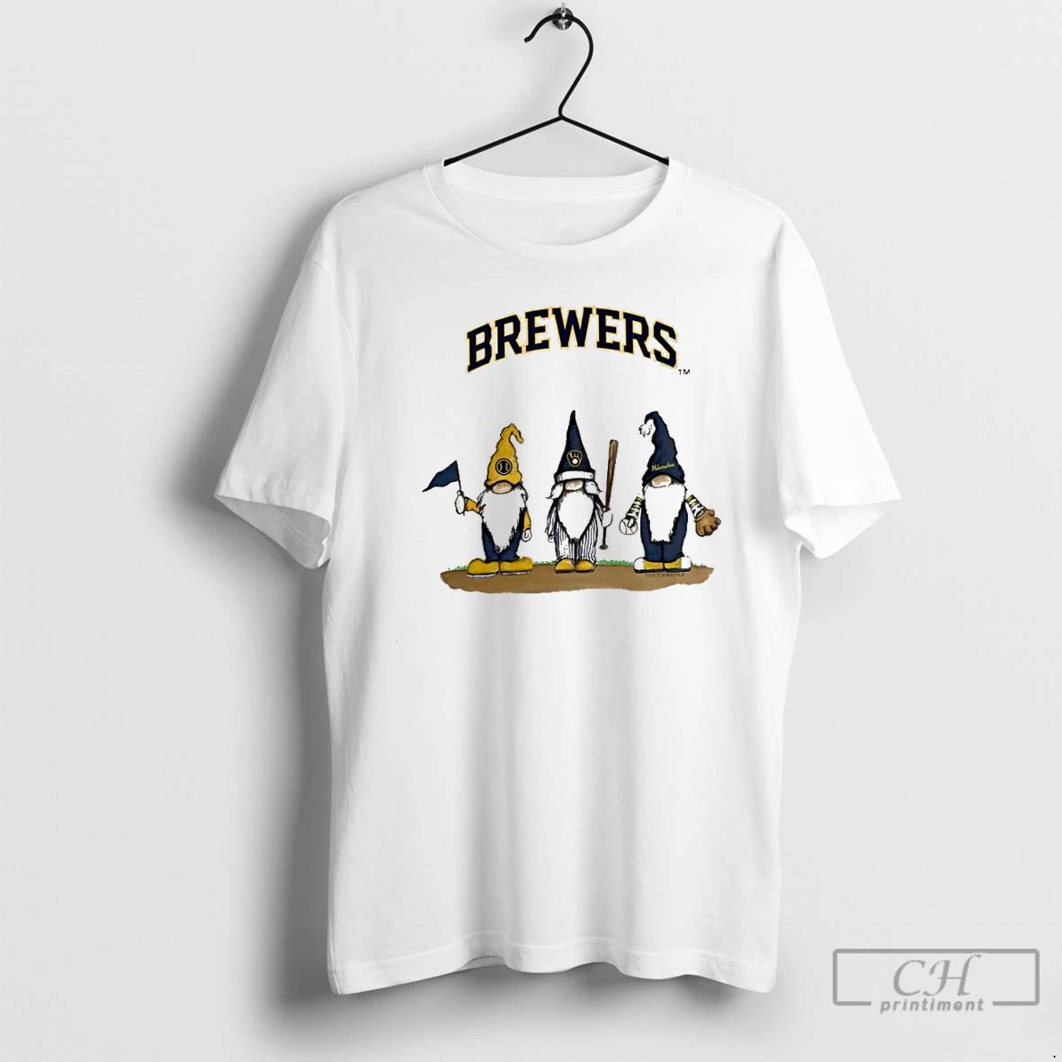 Classic Nationals Gnomes With Milwaukee Brewers Basketball