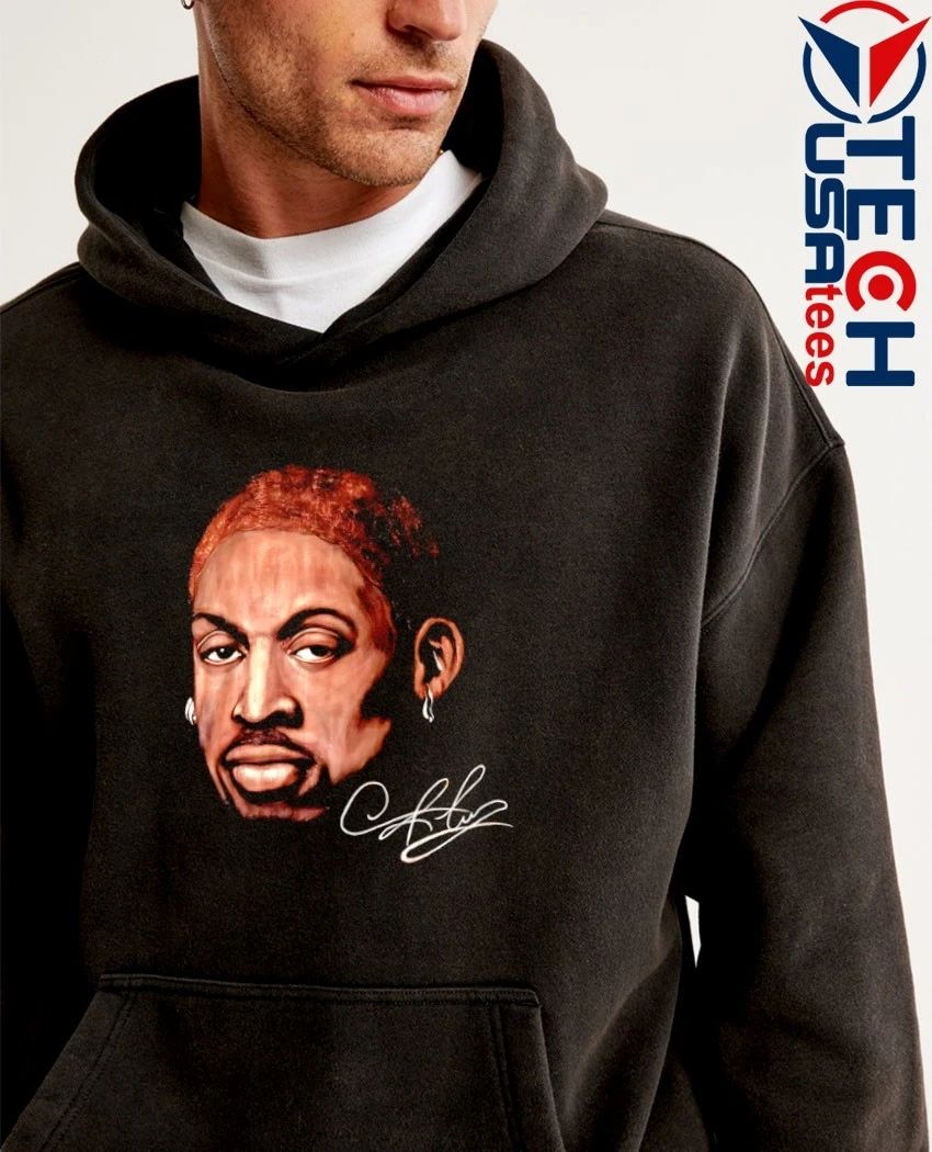 Dennis Rodman swag head signature shirt