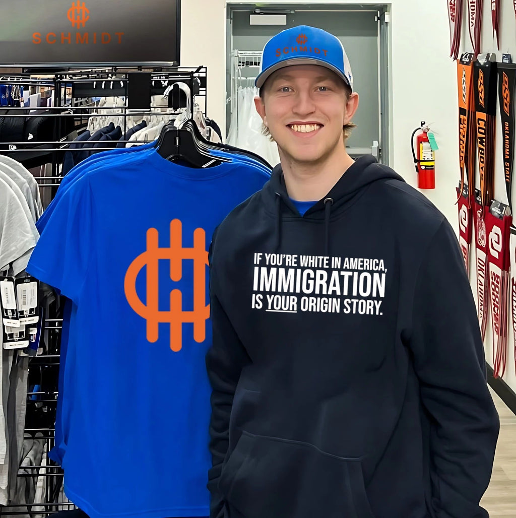 If you’re white in america immigration is your origin story shirt
