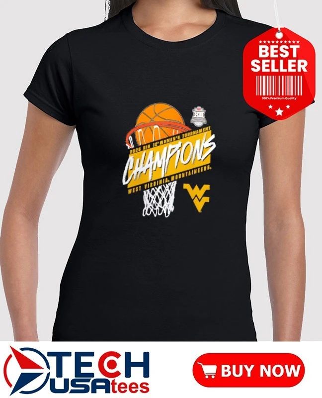 West Virginia Mountaineers 2026 Big 12 Women’s Basketball Tournament Champions shirt