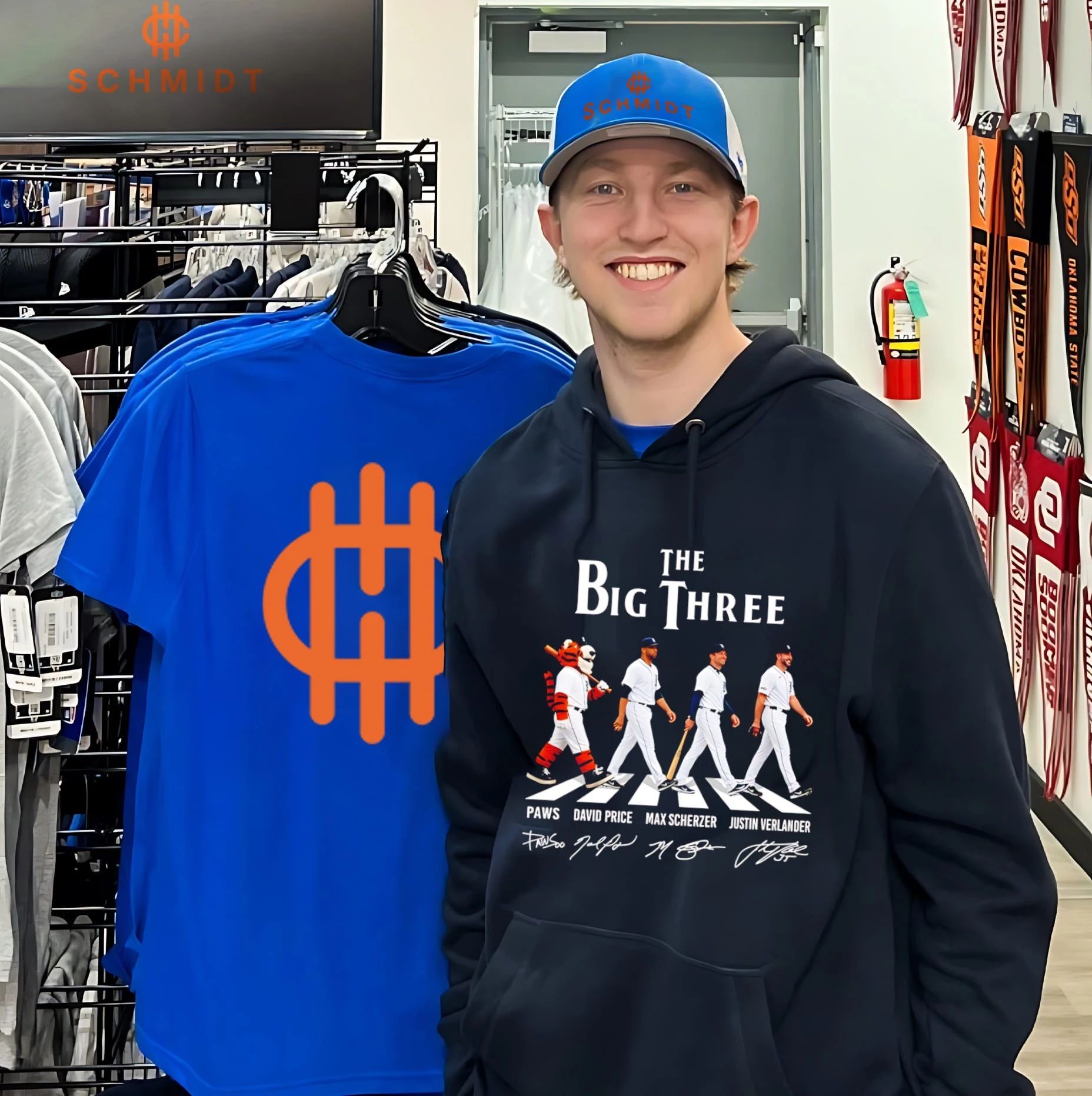 Detroit Tigers The Big Three Abbey Road signature shirt