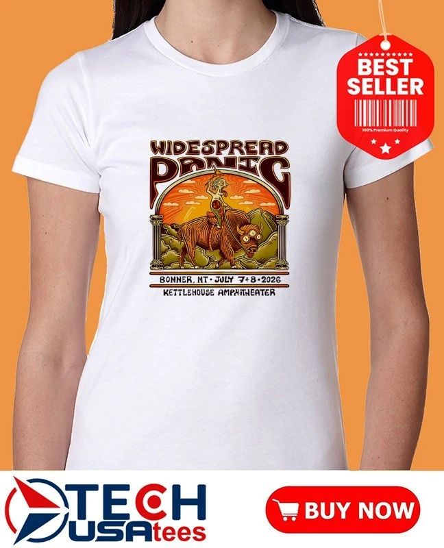 Widespread Panic Bonner MT on July 2026 shirt