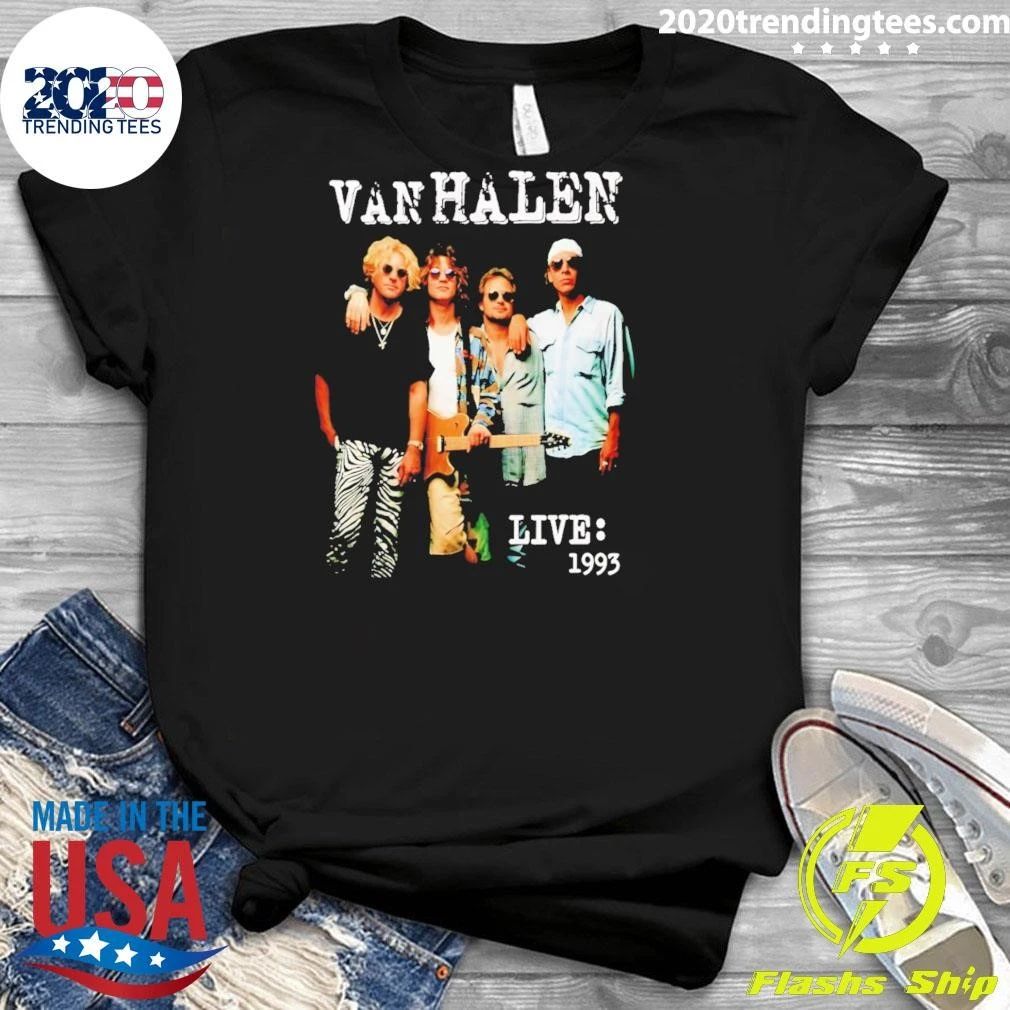 Van Halen Live World Tour 1993 Vintage Shirt