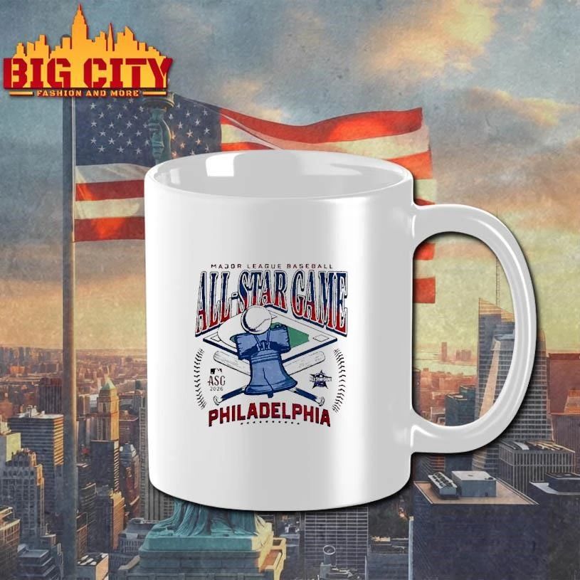 2026 MLB All-Star Game Philadelphia Liberty Bell Graphic T-Shirt