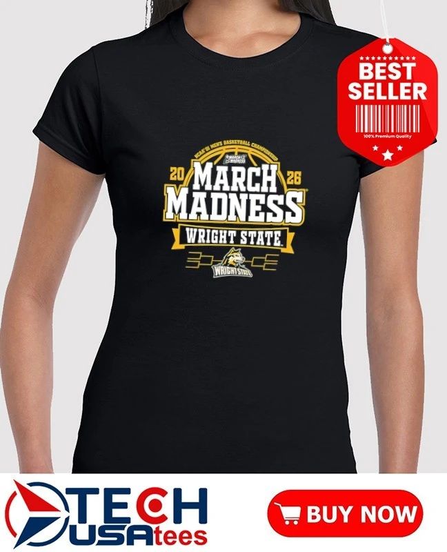 Wright State Raiders 2026 NCAA Men’s Basketball March Madness Bound shirt