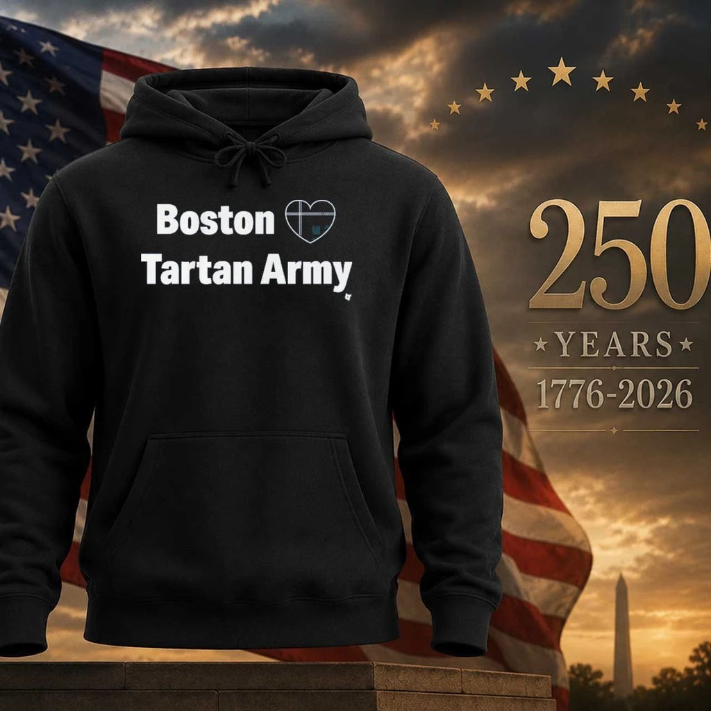 Boston Heart Tartan Army Shirt