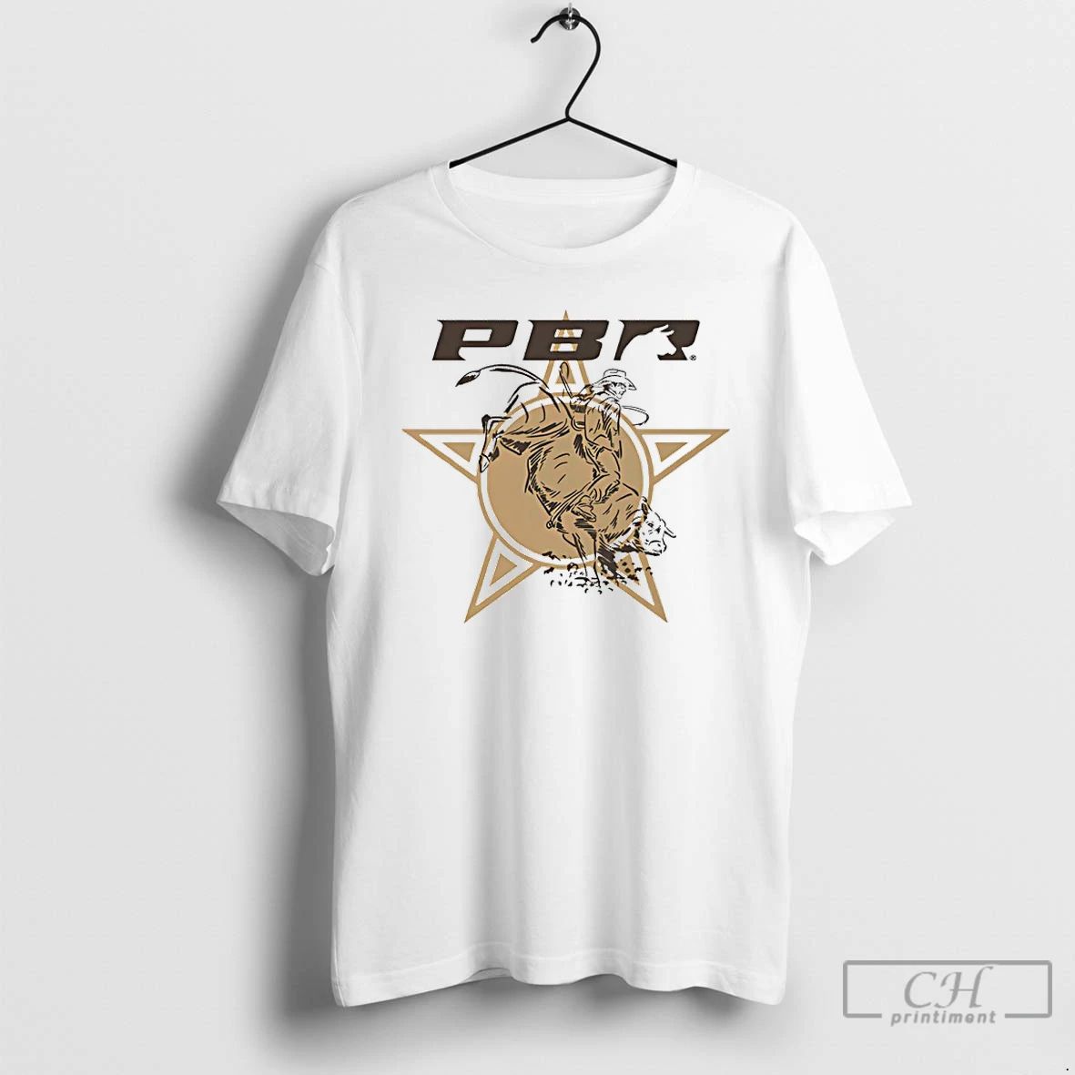 Premium Pbr Professional Bull Riders Star Stylized Logo