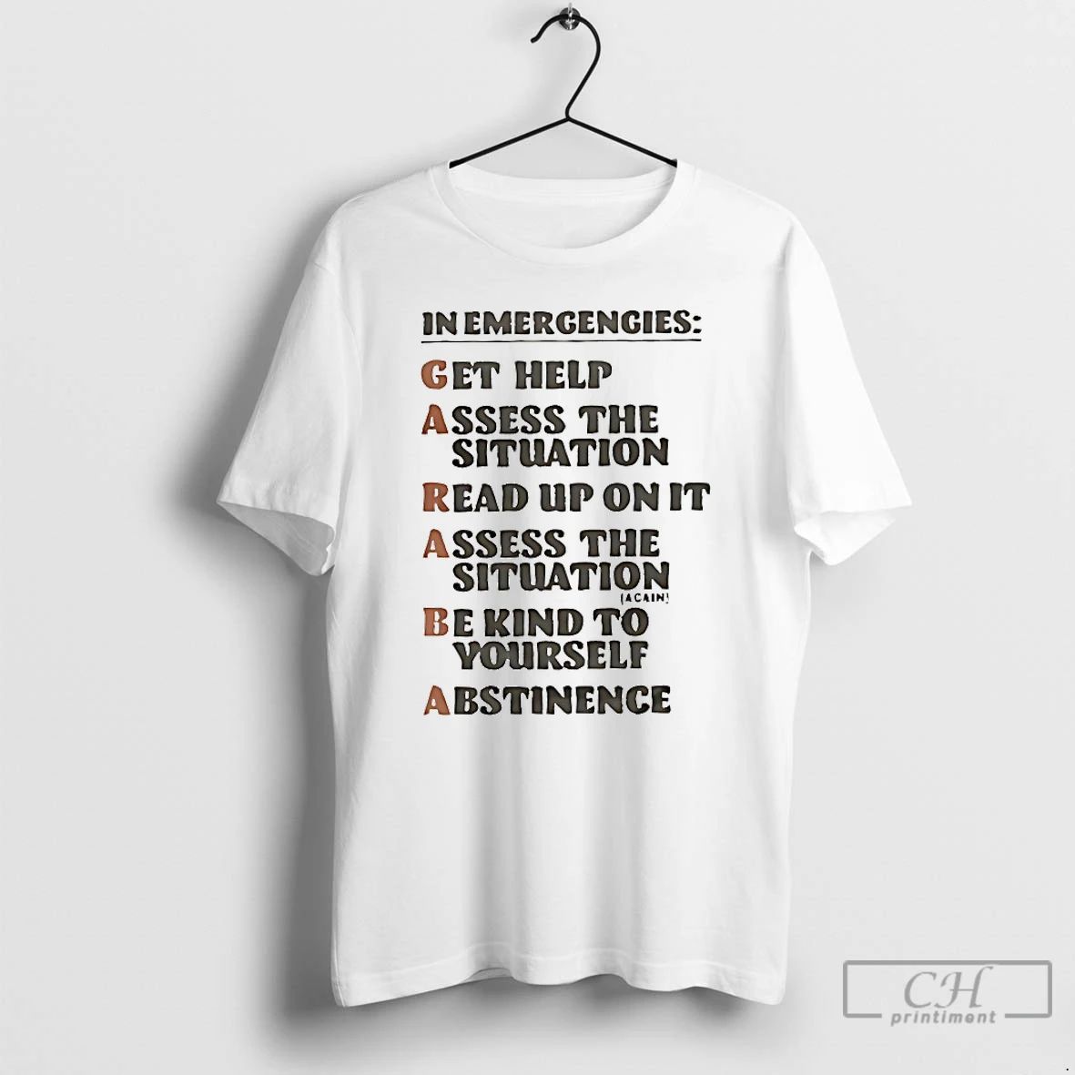 Classic In Emergengies Get Help Assess The Situation Read Up On It T Shirts Sweater