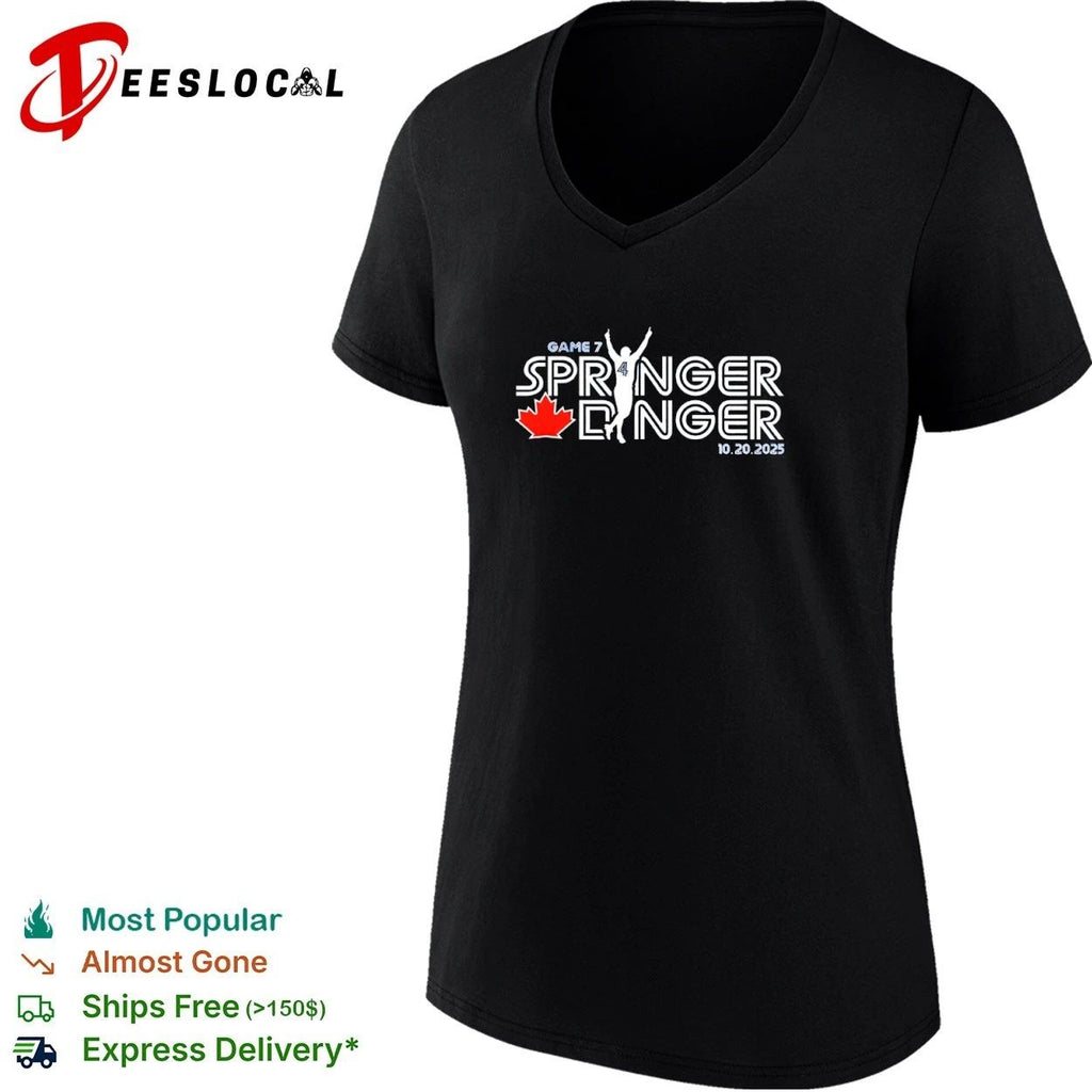 George Springer Game 7 Springer Dinger Toronto Blue Jays T-shirt