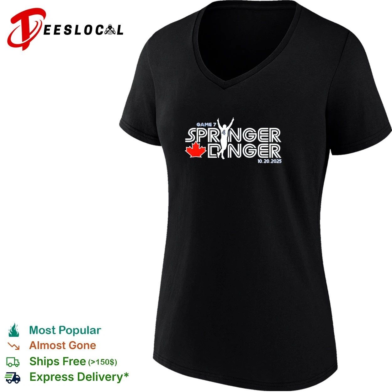 George Springer Game 7 Springer Dinger Toronto Blue Jays T-shirt