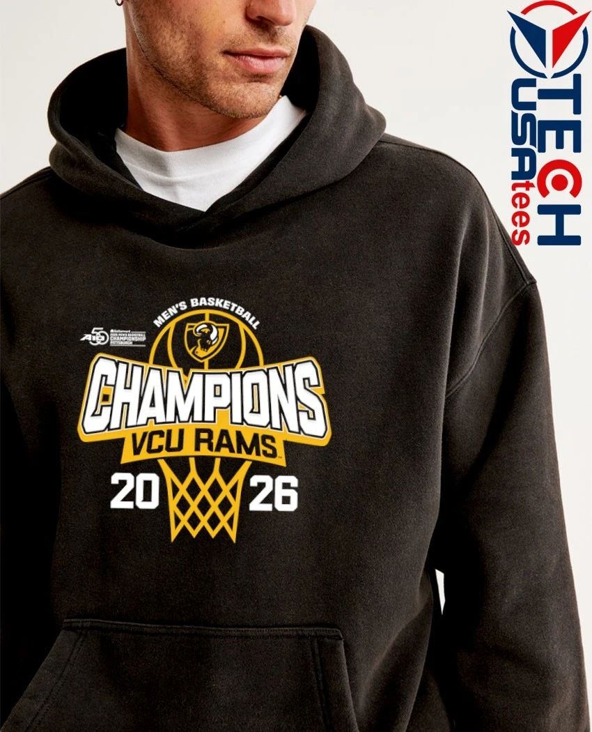 VCU Rams 2026 A-10 Men’s Basketball Tournament Champions shirt