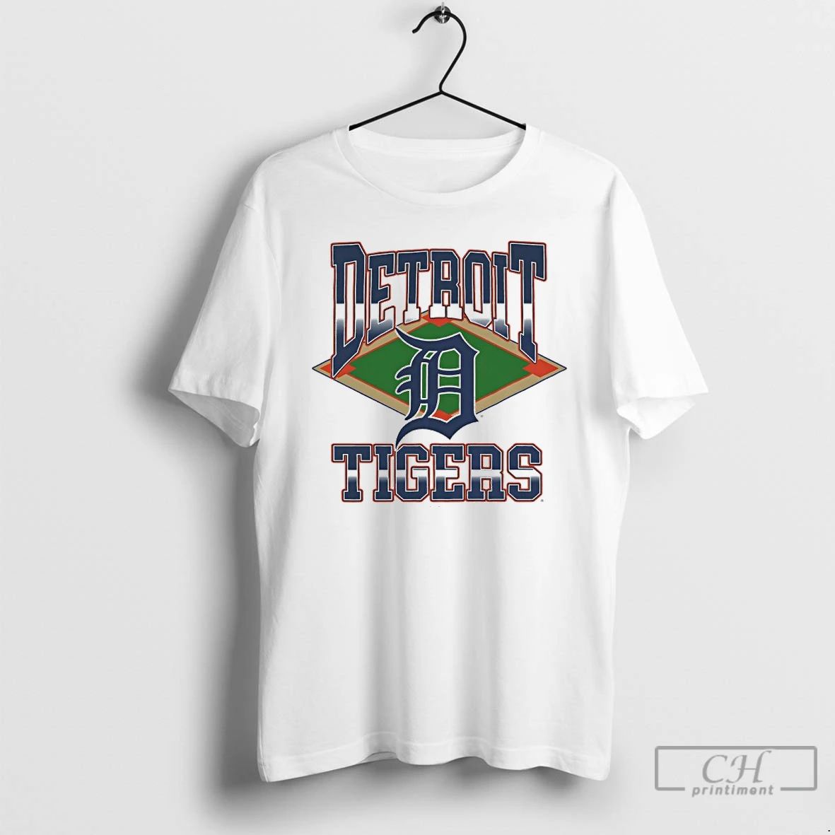 Premium Detroit Tigers Baseball Field Diamond