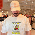 Cartoon horse my mom didn’t raise a fool and if she did it was my sister shirt