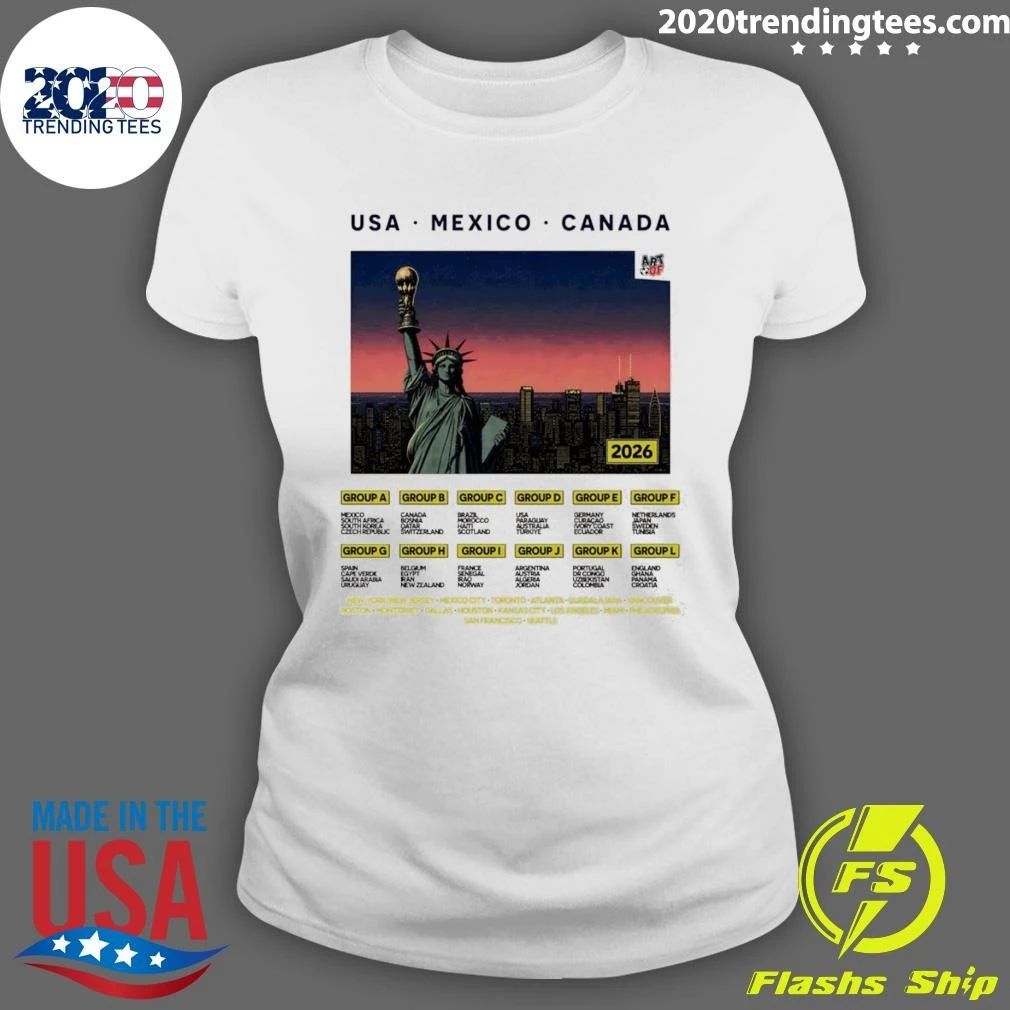 Statue of Liberty 2026 World Cup Retro Shirt