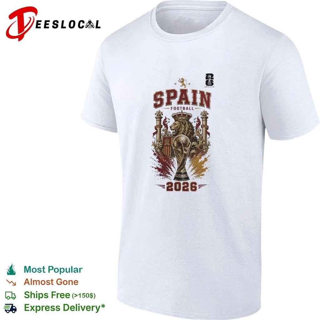Spain Football World Cup 2026 Soccer T-shirt
