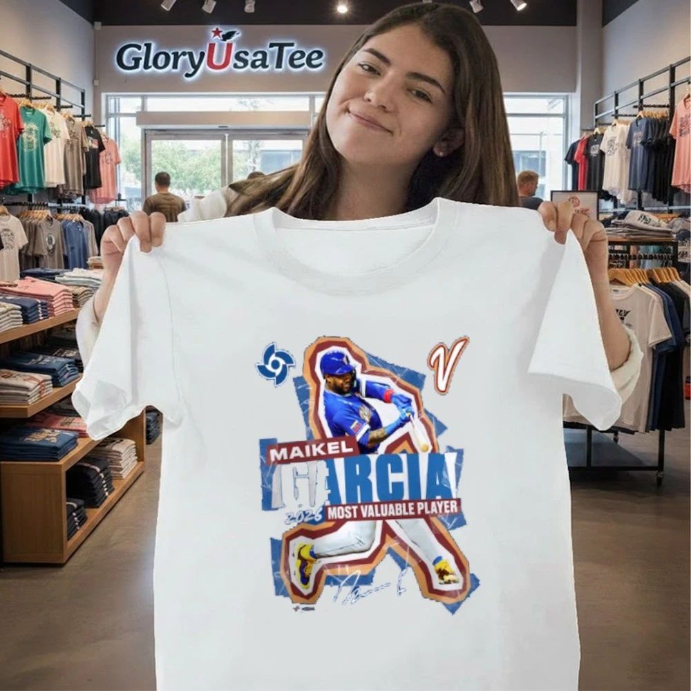 Men’s Maikel Garcia Royal Venezuela Baseball 2026 World Baseball Classic MVP T-Shirt