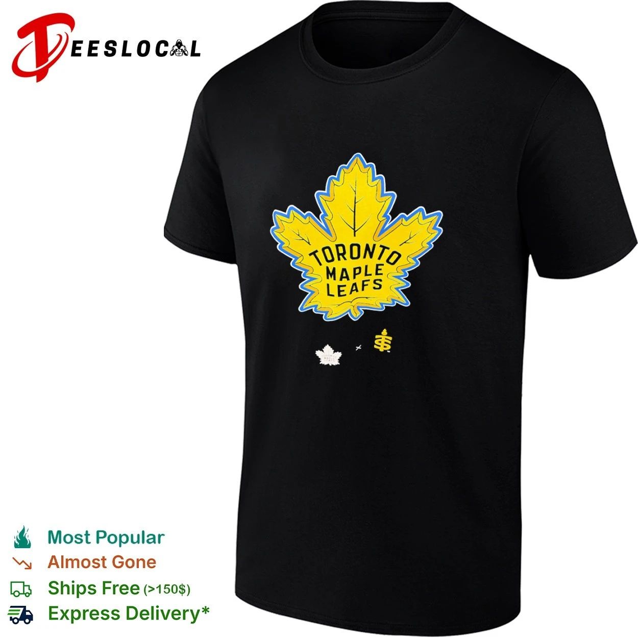 Toronto Maple Leafs Logo NHL Hockey T-shirt