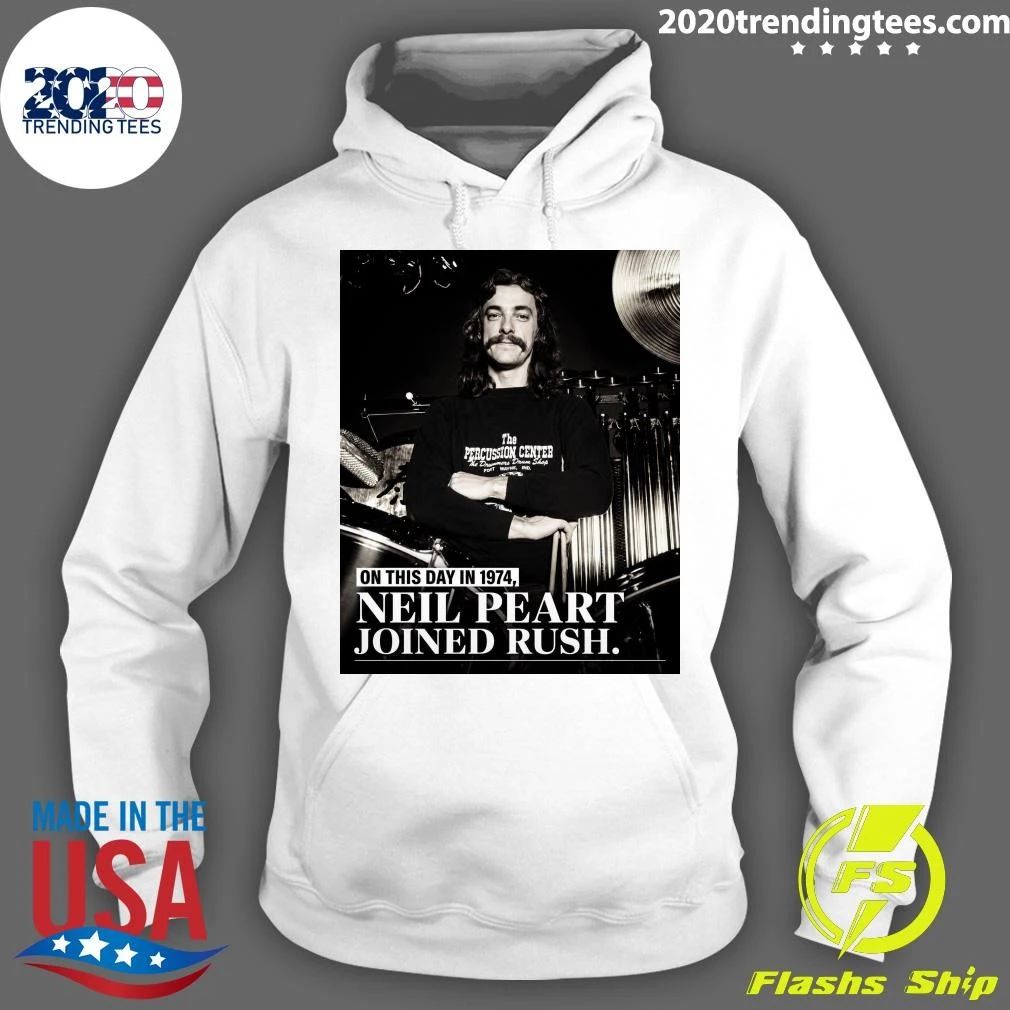 On This Day in 1974, Neil Peart Joined Rush Shirt