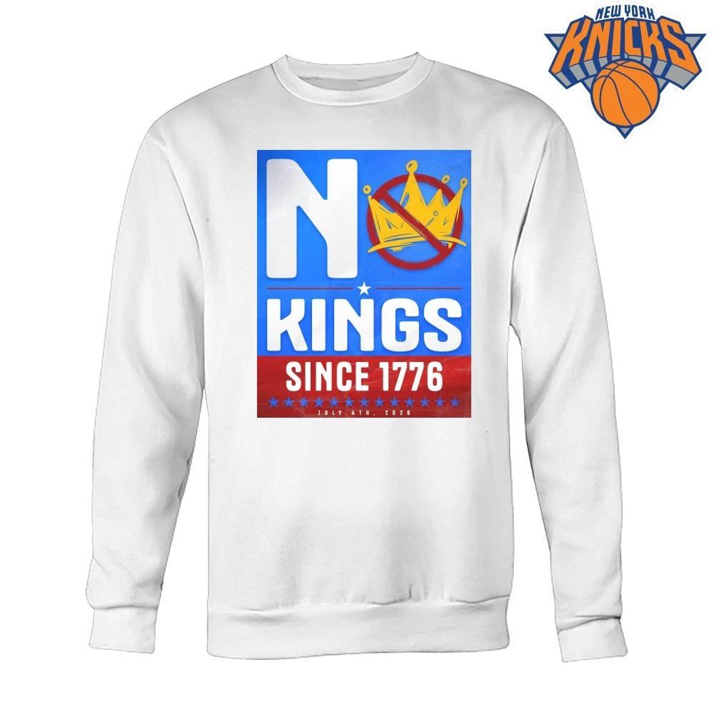 No Kings Since 1776 Anti Monarchy Independence Day shirt