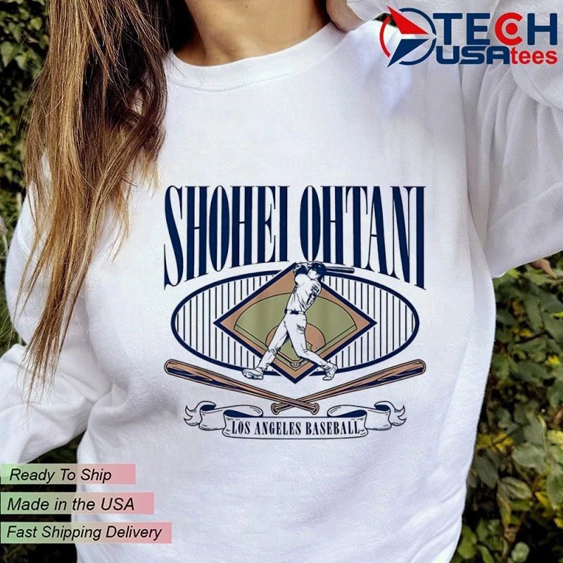 Shohei Ohtani Los Angeles Dodgers Baseball diamond standouts vintage shirt