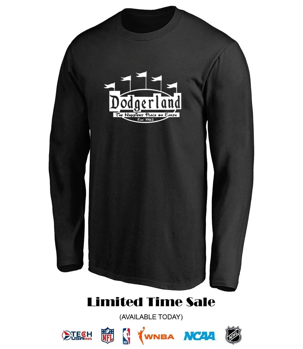 Dodgerland the Happiest Place on Earth 1962 T-shirt