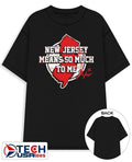 Jack Hughes New Jersey means so much to me signature shirt