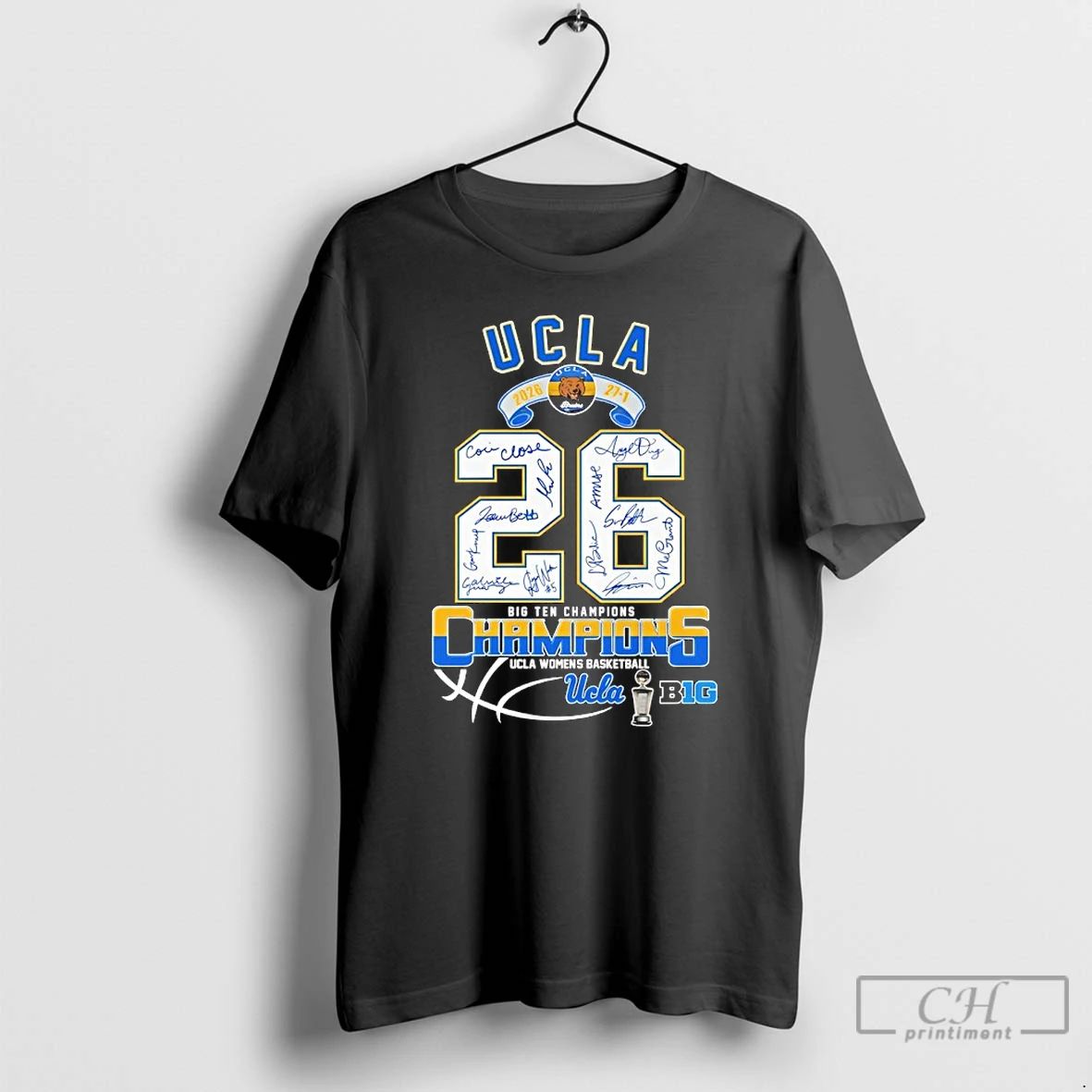 Classic Ucla Womens Basketball 2026 27 1 Big Ten Champions Signatures