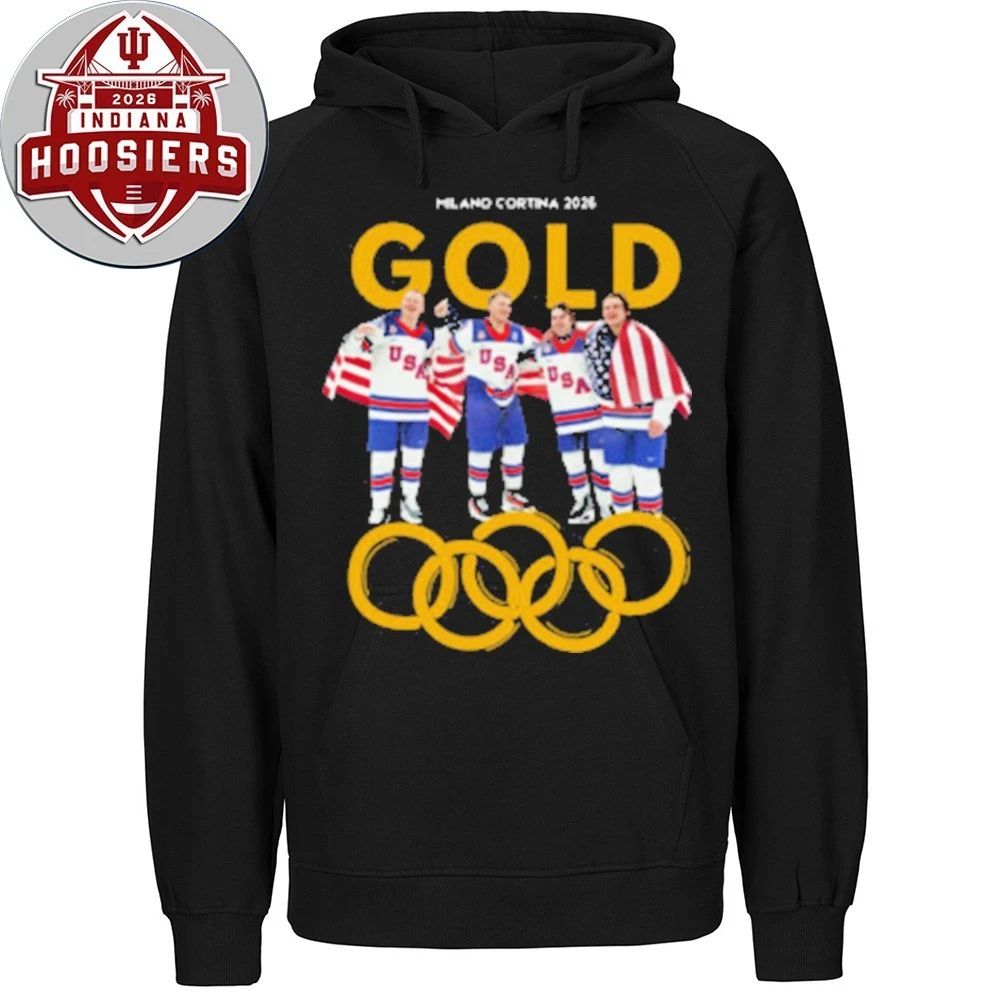 USA Men’s Hockey Gold Medal Milano Cortina 2026 T-Shirt
