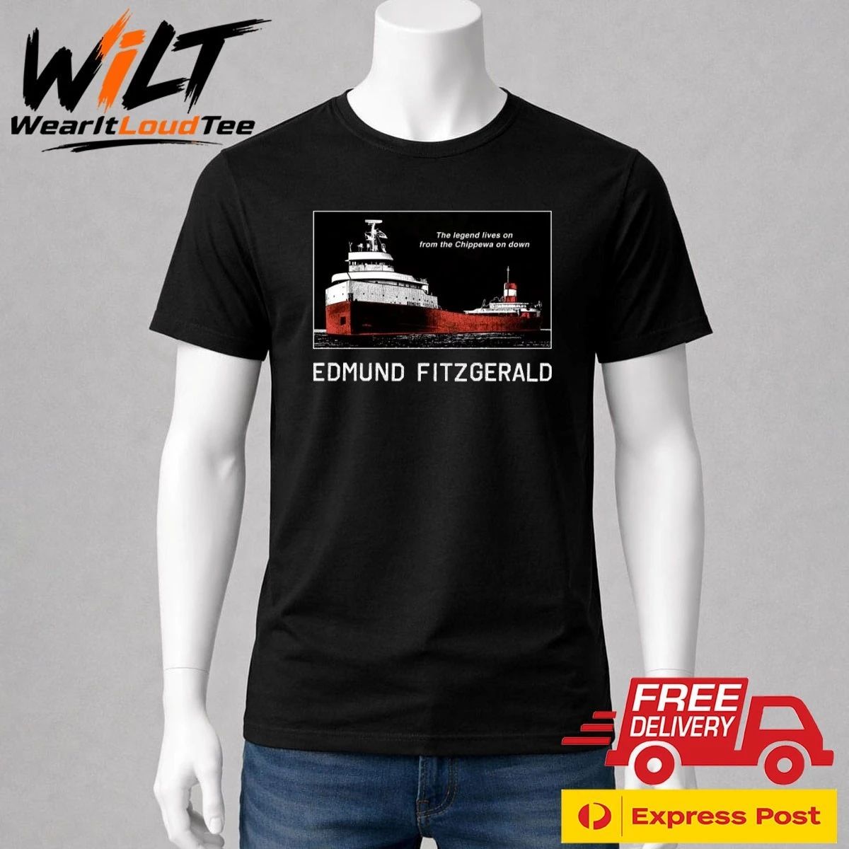Tyler Bertuzzi Wearing Edmund Fitzgerald Shirt
