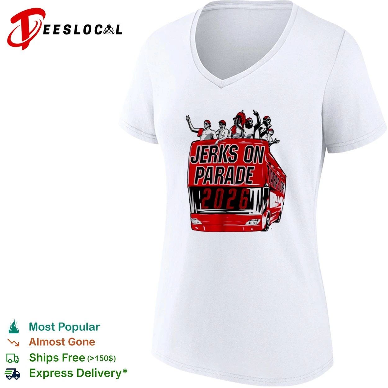 Jerks on Parade 2026 Carolina NHL Hockey T-shirt