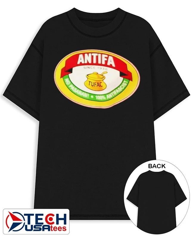 Antifa Tufac no pasaran 100 percent antifascist shirt