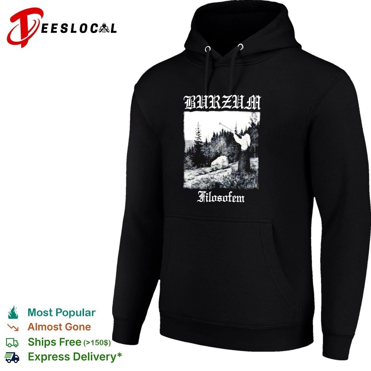 Burzum Filosofem black metal Varg Vikernes T-shirt