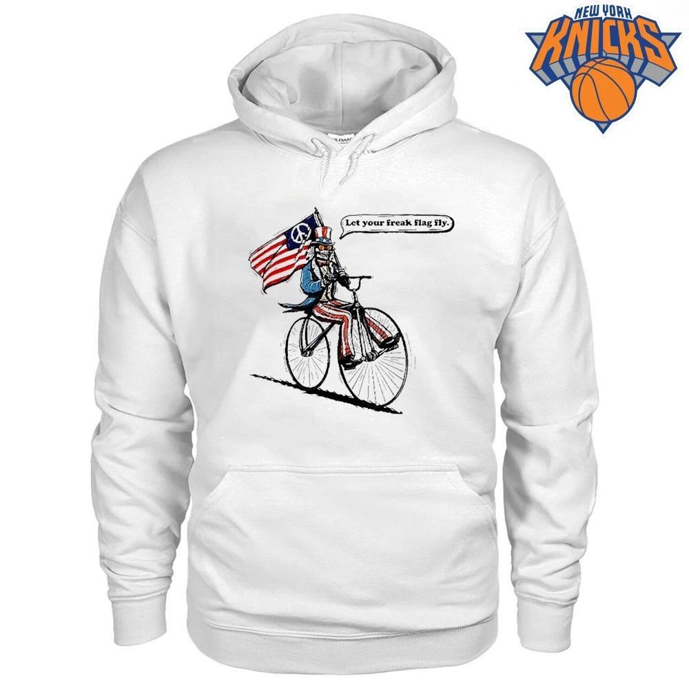 Uncle Sam Skeleton Let Your Freak Flag Fly shirt