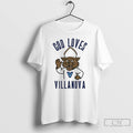 Classic God Loves Villanova Wildcats Logo
