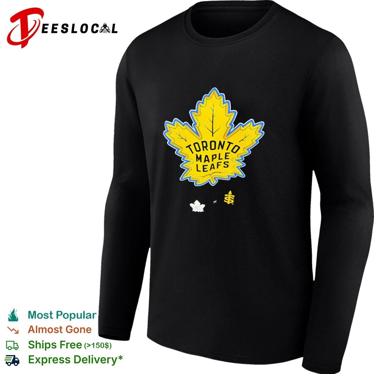 Toronto Maple Leafs Logo NHL Hockey T-shirt