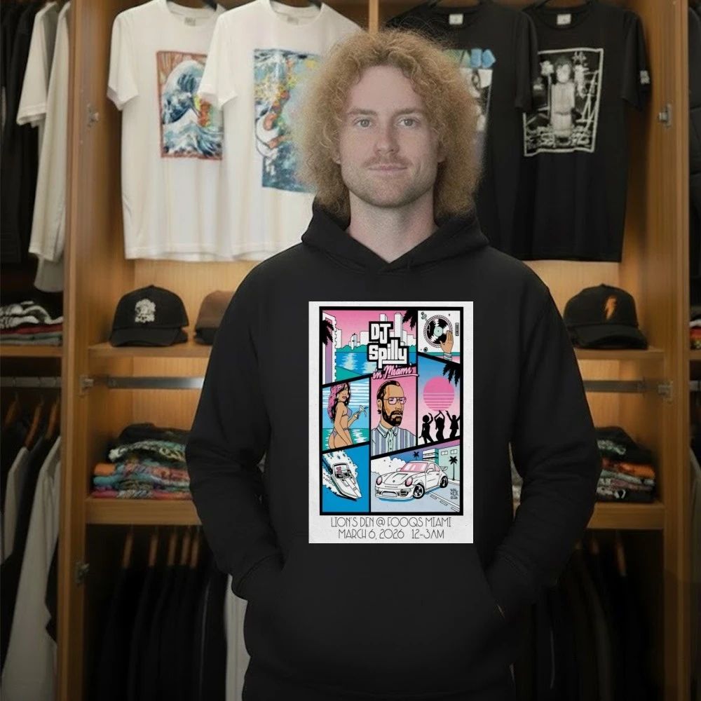 DJ Spiller Lion’s Den Mar 6 2026 Poster Shirt
